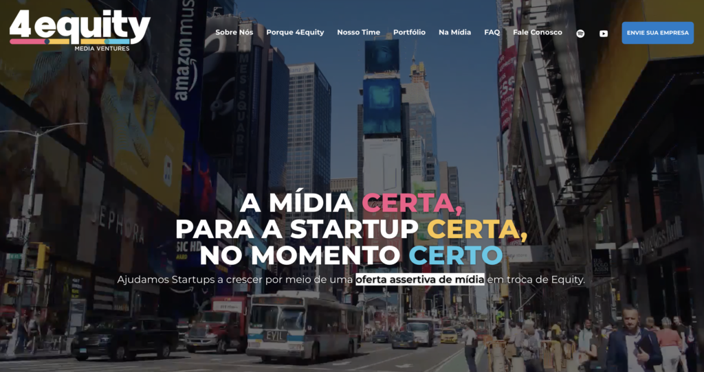 4equity en Brasil. Fondo de M4E que aglomera el portafolio de diversos medios.